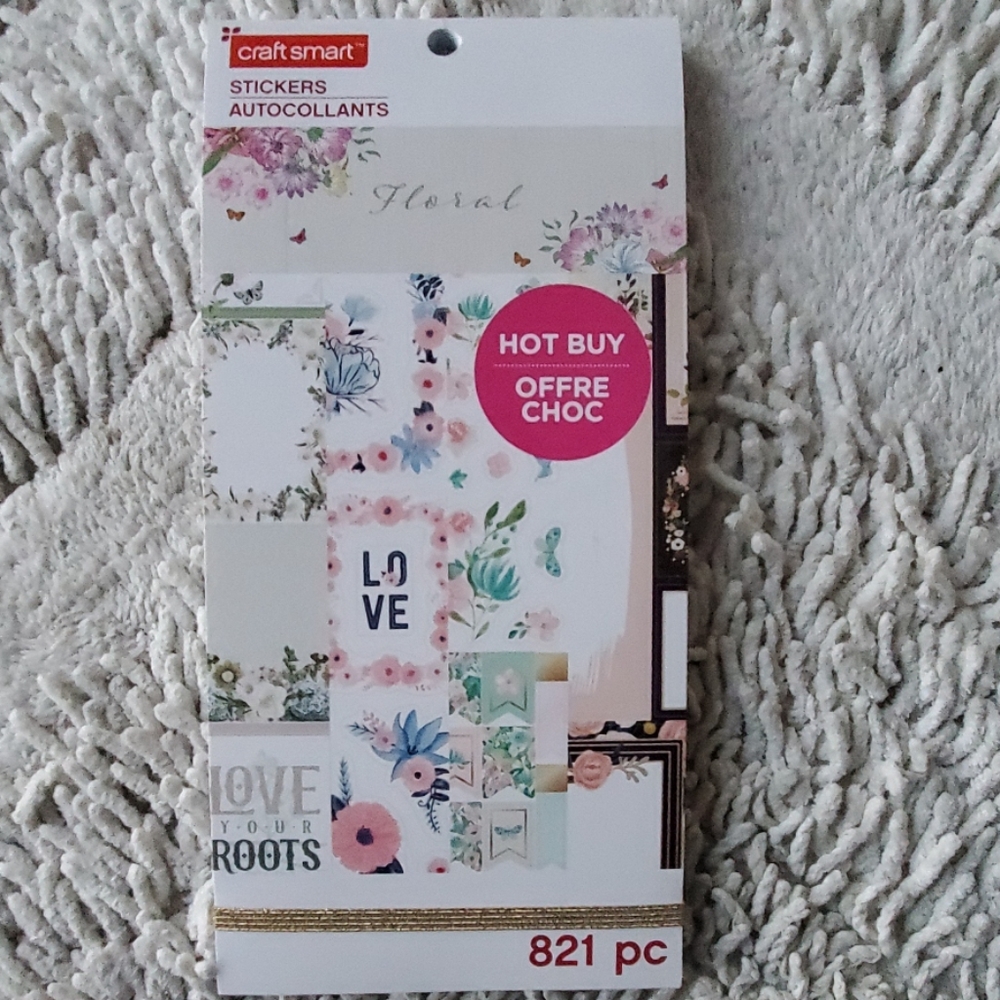 Craftsmart  821 pc STICKERS